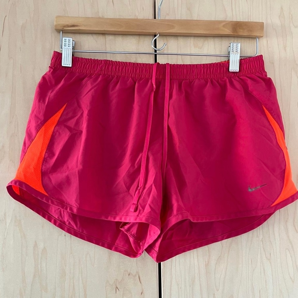 NIKE pink running shorts